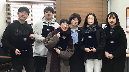 2019-2학기 나눔장학금 기부증서 전달식