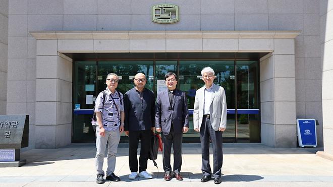 일본 호쿠세이 가쿠엔 대학 총장 방문