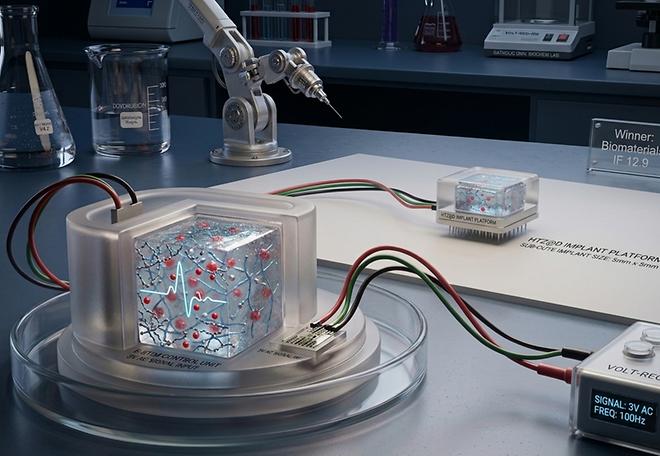 가톨릭대 나건·김경섭 교수팀, 전기 자극으로 항암제 방출 정밀 조절하는 지능형 하이드로겔 개발